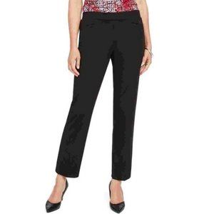 Kasper Women's Pull-On Straight-Leg Dress Pants Black